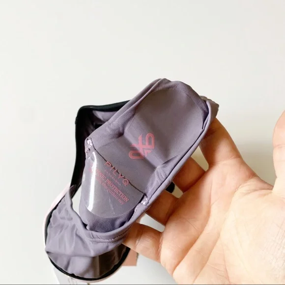 Pilyq NWT Purple Color Block Cheeky Bikini Bottoms - Picture 7 of 9